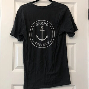 Shore society navy tee shirt​